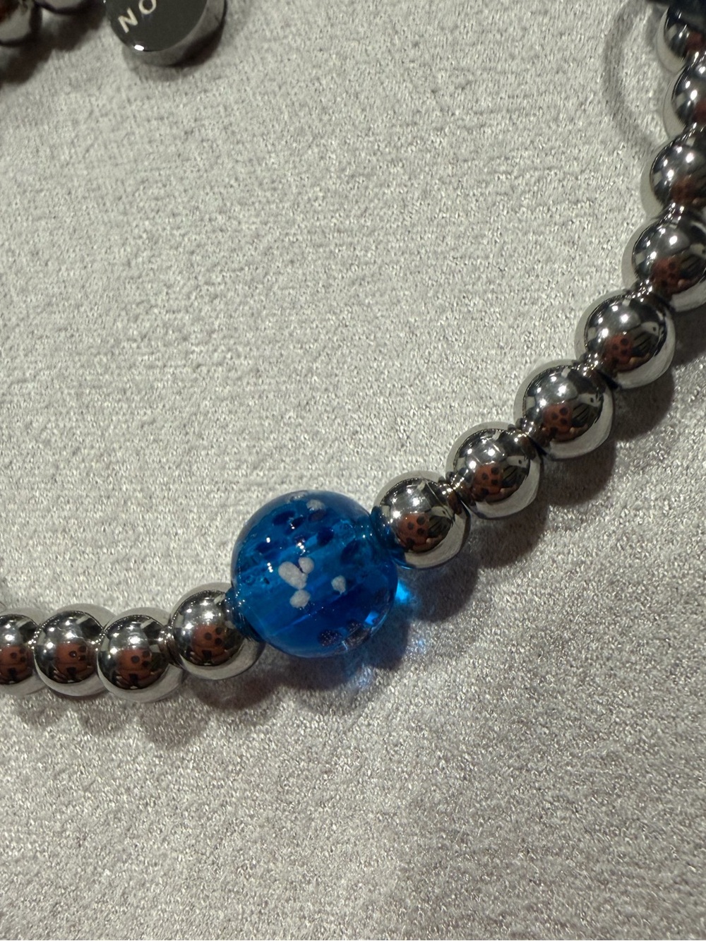 NWT NOGU Bracelet With Blue Firefly Bead - Picture 5 of 10